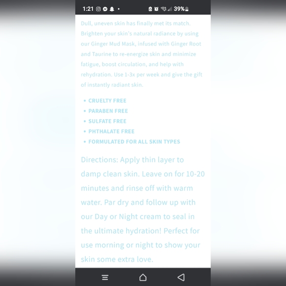 5/75$ GLOW-ON-5TH -REFRESH + RESET - Brightening Mud Mask - Picture 6 of 8